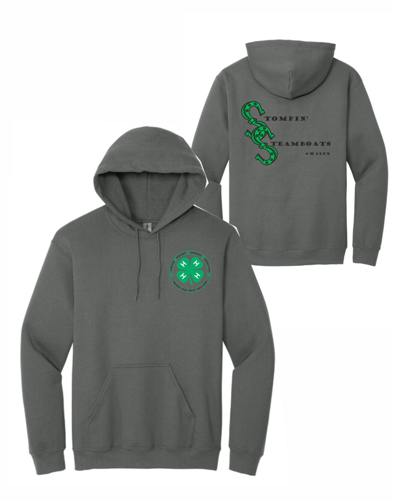 C1 -  Stompin' Steamboats Hoodie - Left Chest/Full Back