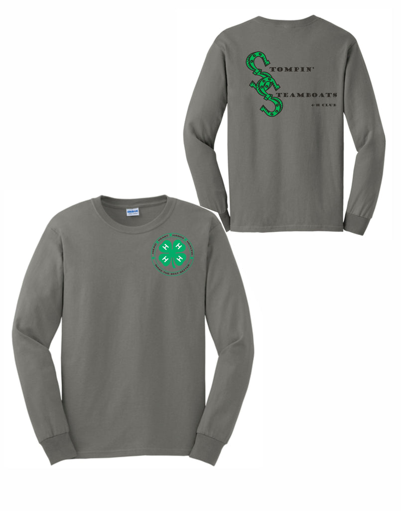 B1 - Stompin' Steamboat Long Sleeve - Left Chest/Full Back Design