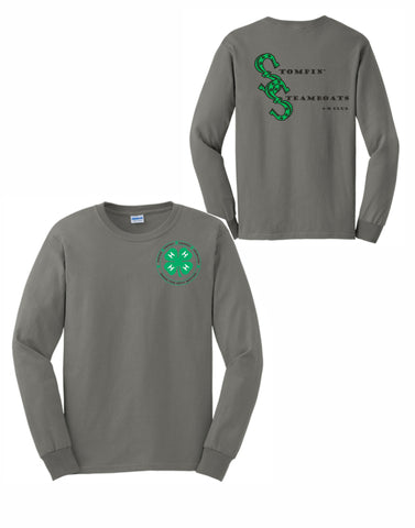 B1 - Stompin' Steamboat Long Sleeve - Left Chest/Full Back Design