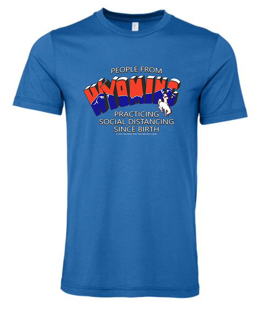 T065 -  WY Social Distance Blue Bella Canvas T