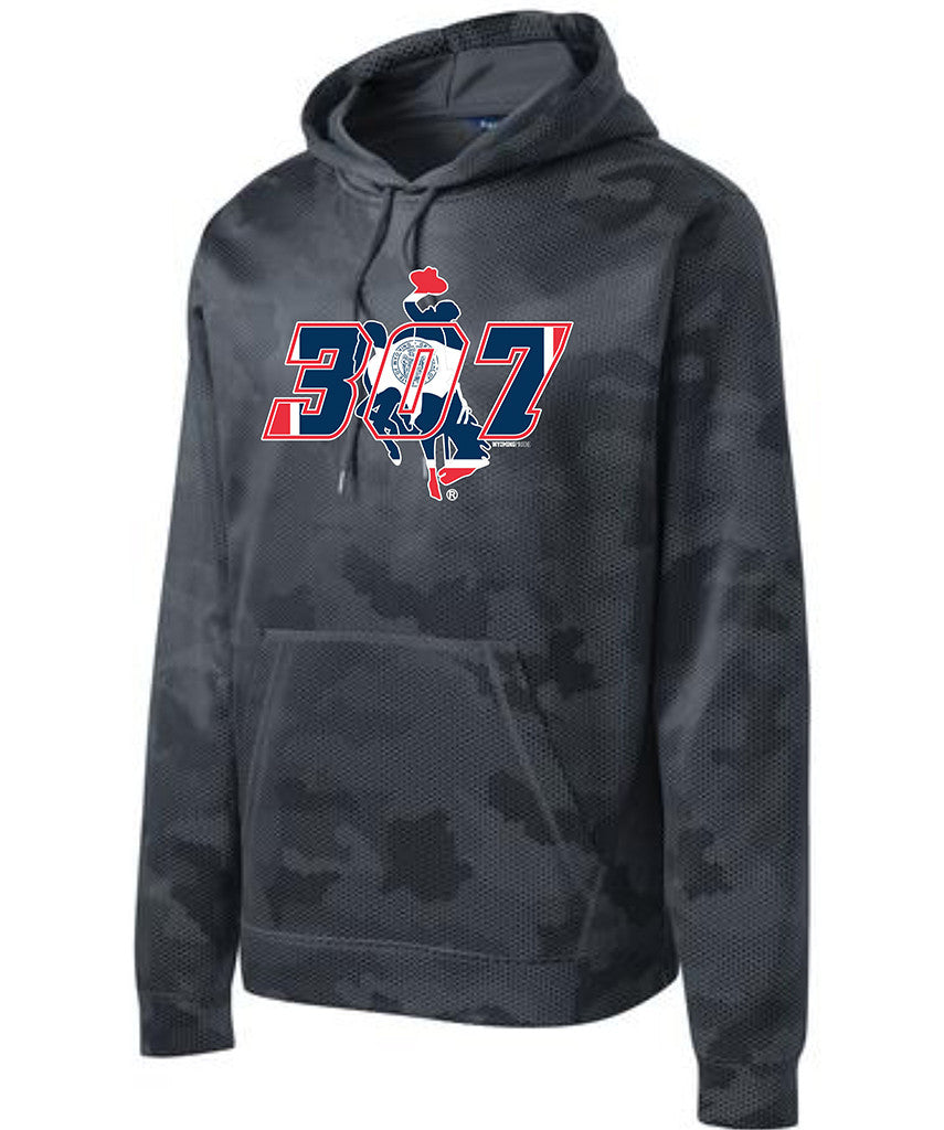 HD002 307 State Flag Hoodie - Gray