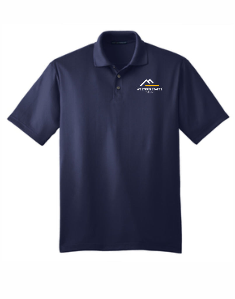 F - WSB Mens Short Sleeve Polo - Navy