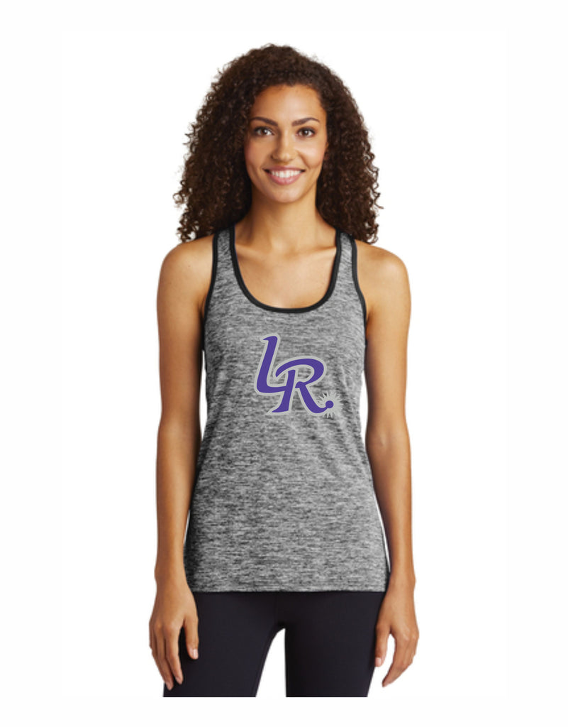 O2 - Regulators Sport-Tek® Ladies PosiCharge® Black Racerback Tank