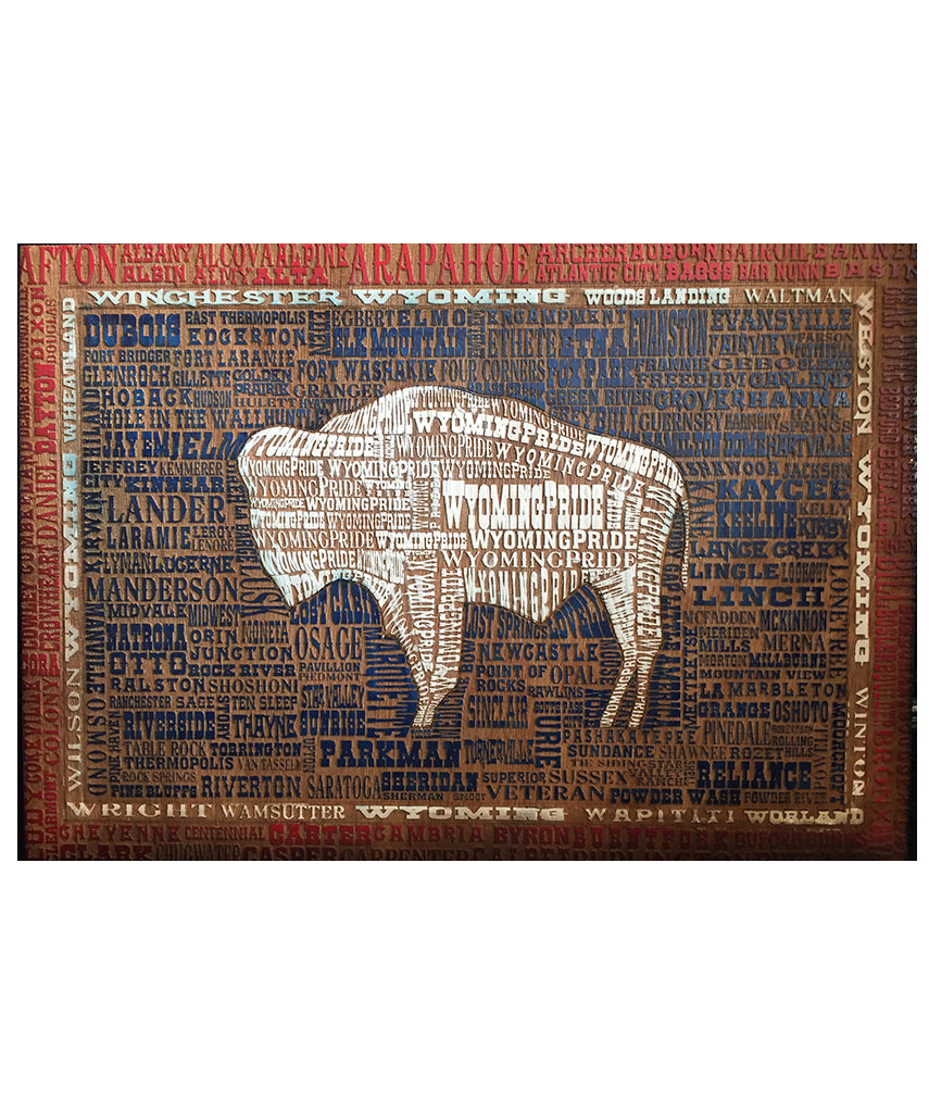 A028 Wyoming Hometown Etching