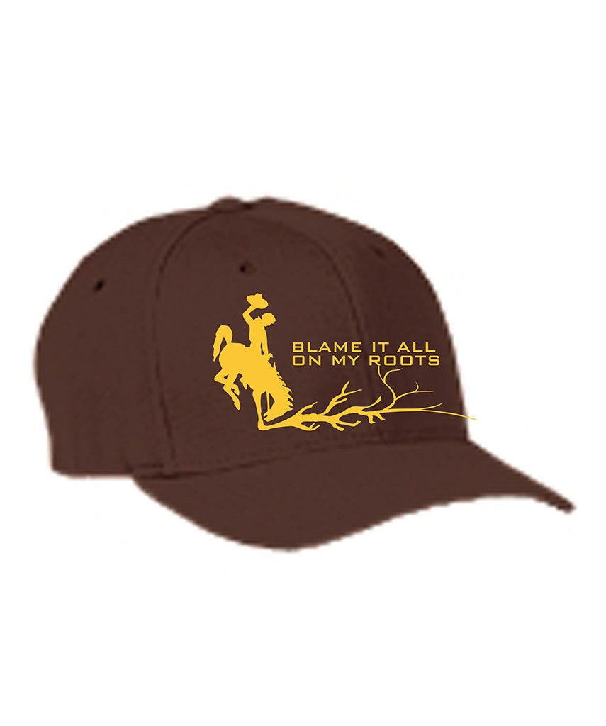 H018 Roots - Brown Flexfit BH Hat