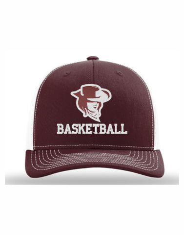 L - LHS BBall Richardson Structured Hat (Maroon/White)
