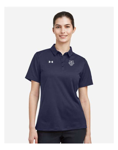 B1 -  Ladies Under Armour Short Sleeve Polo - Navy