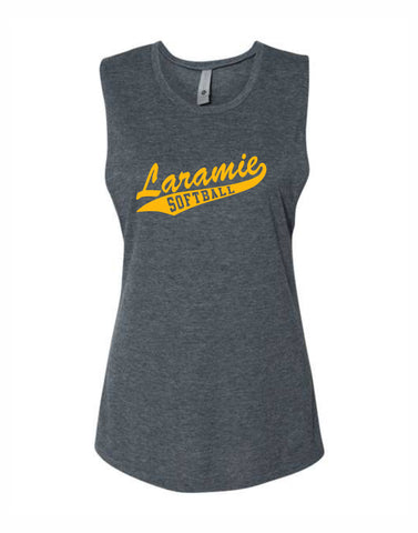 F1 - Laramie Softball Ladies Tank - (Denim)