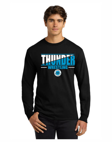 B - Thunder Wrestling Long Sleeve - Black