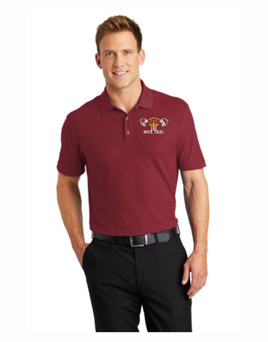 F - Mock Trial Port Authority® Core Classic Pique Polo - Maroon