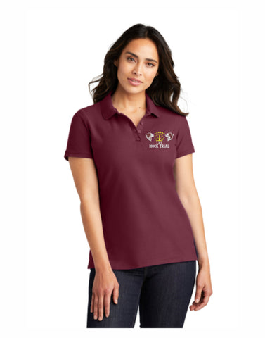 G - Mock Trial Ladies Port Authority® Core Classic Pique Polo - Maroon