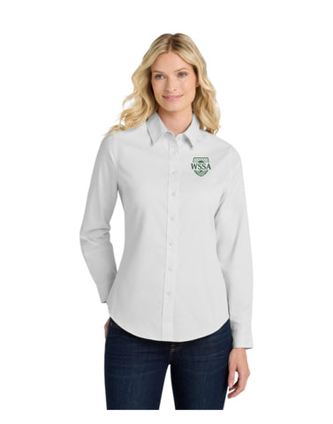 E -  Ladies Long Sleeve (Choose Shirt Color and Size)