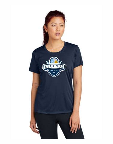 A -  Legends Logo Competitor™ Ladies Tee (Navy)