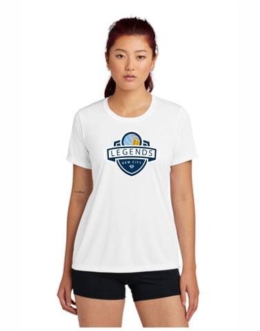 A1 -  Legends Logo Competitor™ Ladies Tee (White)