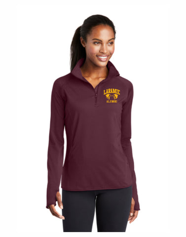 E - Reunion Ladies Sport-Wicking Stretch 1/2 Zip Pullover