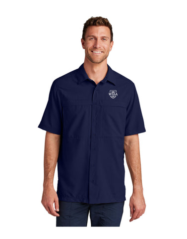 H -  Short Sleeve UV Daybreak Shirt - Navy
