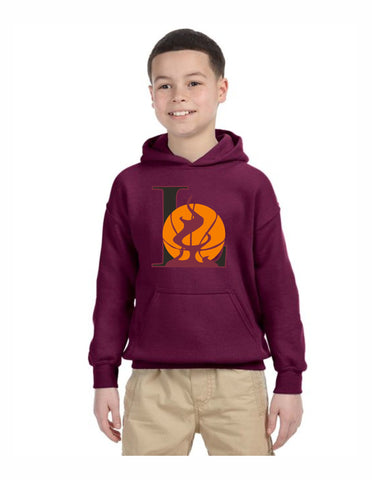 G1 - Laramie Fire Maroon Youth Hoodie