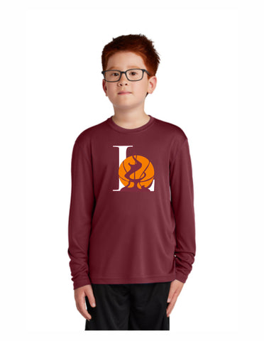 I1 - Laramie Fire Maroon Youth Long Sleeve