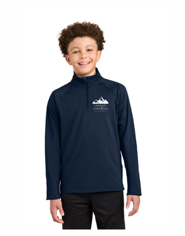 C - LCA Youth Sport-Wicking Stretch 1/2 Zip Pullover