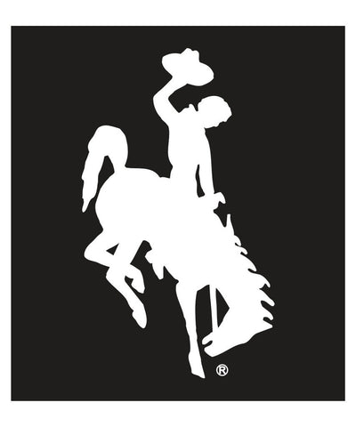 D006 Wyoming Bucking Horse Decal 4"